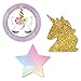 Big Dot of Happiness Rainbow Unicorn - DIY Shaped Magical Unicorn Baby Shower or Birthday Party Cut-Outs - 24 Count