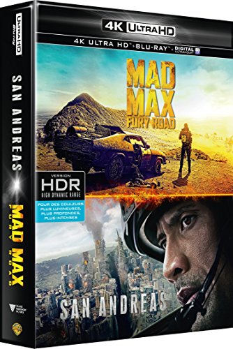 San Andreas + Mad Max : Fury Road - 4k Ultra Hd + Blu-Ray + Copie Digitale Ultraviolet