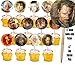 Lord of the Rings Cupcake Picks Double-sided Images Cake Topper -12, Frodo, Sam, Aragon, Gollum, Gandalph, Arwen, Legolas