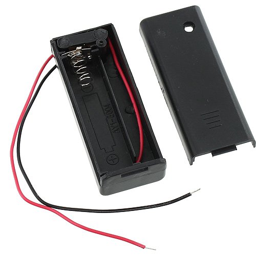 1xAA Battery Holder with Cover & Switch