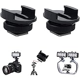 Suptig Tripod Mount Adapter Cold Shoe Mount Compatible for Gopro Hero 13/Hero 12/11/10/9/8/7/6/5/4/ DJI osmo, Insta360, Akaso