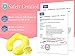 RESTCLOUD Kids Travel Neck Pillow for Airplane and Car, Head and Neck Support for Kids Age 3 to 10 (Pink)