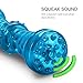 ATESSON Squeak Chew Toy for Dogs , Bite Resistant Tough Rubber Tooth Cleaning Toy for Puppy and Small Dogs