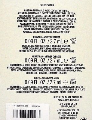 ellwood white bergamot perfume