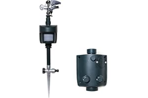 Motion Activated Sprinkler with Day & Night Detection Modes Repellent Detector for Garden Outdoor Waterproof