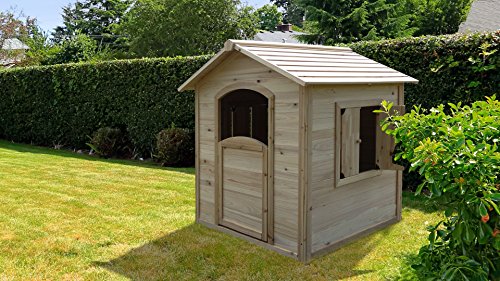 Oviala Maisonnette en Bois pour Enfant