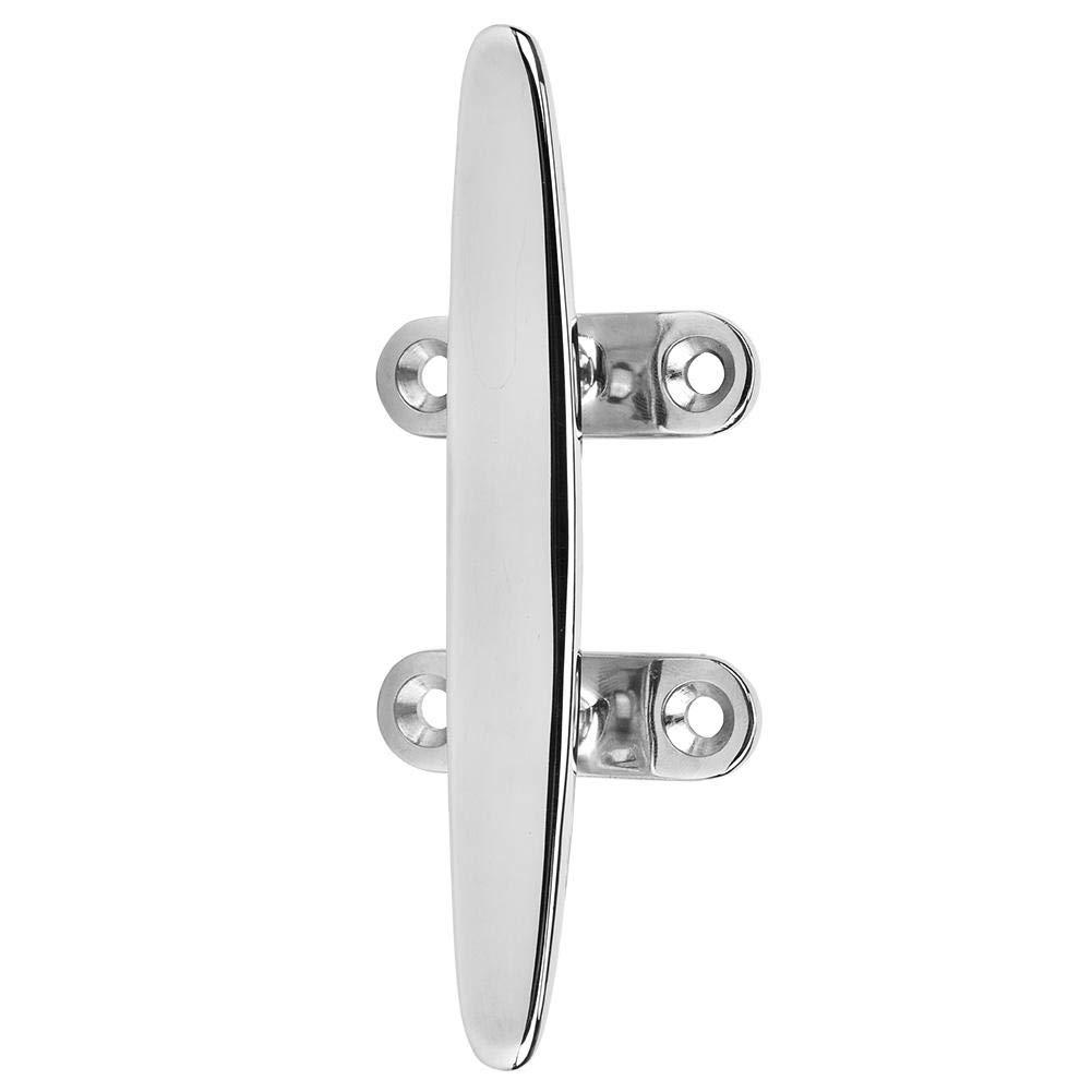 Boat lights and wheel chocks, stainless steel boat lamps, mirror polished boat accessories, marine base rope base (8 in)