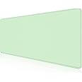 Dapesuom Large Mouse Pad, Extended Gaming Mouse Pad with Stitched Edges, Waterproof Desk Pads with Non-Slip Base, Computer Keyboard Pad, Big Mouse Mat for Laptop, Office, 23.6 x 11.8 in, Lake Green
