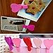 Sandistore 12Pcs Mini Heart Love Wooden Clothes Photo Paper Peg Pin Clothespin Craft Clips