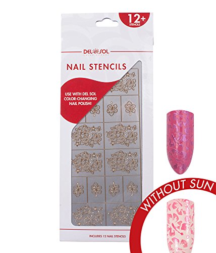 Nail Polish Stencils by Del Sol - Add Color-Changing Designs with our Color-Changing Nail Polish