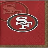 San Francisco 49ers Beverage Napkins, 48 ct