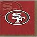San Francisco 49ers Beverage Napkins, 48 ct