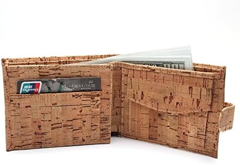 Portuguese cork wallet natural cork handmade for men women or vegan Bag-70
