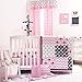 Nautical Whales and Anchors Pink 5 Piece Crib Bedding Set by The Peanut Shell
