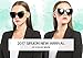 SIPLION Driving Polarized Sunglasses For Mens Womens Mirrored Sun Glasses UV400 Protection (Black, as the pictures)