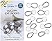Comfy Clothiers 10-Pack White Collar Extenders - Elastic Extenders for Dress Shirts