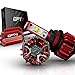 OPT7 FluxBeam 9007 LED Headlight Kit w/Clear ARC-LENS Beam Bulbs - 130W 11,000Lm 6K Cool White CREE
