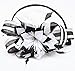 AM CLOTHES Womens Formal Party Fascinator Hat with Headband for Cocktail Black Ivory