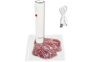 Chef Preserve Handheld Vacuum Sealer, Compact Vacuum Sealer,Portable Mini Vacuum Sealer for Food Fresh & Save with 5PCS Vacuu