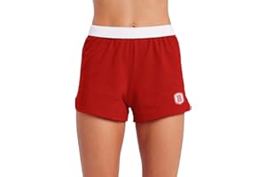 Campus Lab Official Collegiate Primary Logo - Team Color Womens Soffe Short, Elastic Fold Over Waist Shorts, Junior Fit