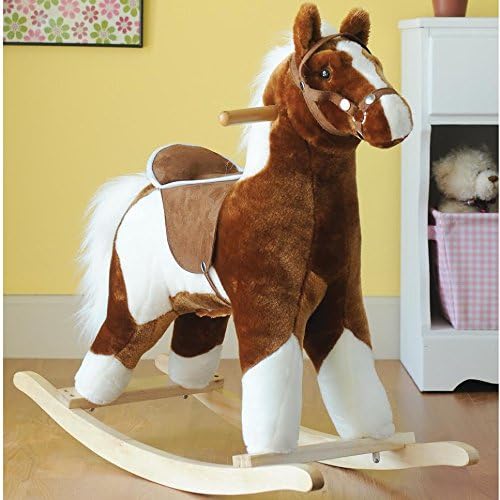 plush rocking horse with sound costco