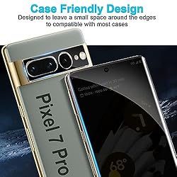 [2+1 Pack] for Google Pixel 7 Pro Privacy Screen