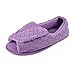 MUK LUKS® Women's Micro Chenille Adjustable Open Toe Full Foot Slipper