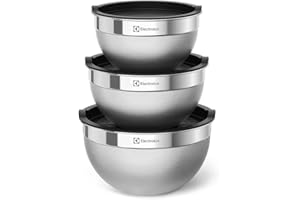 Conjunto de Bowls Tigelas de Inox com Tampa Plástica Electrolux