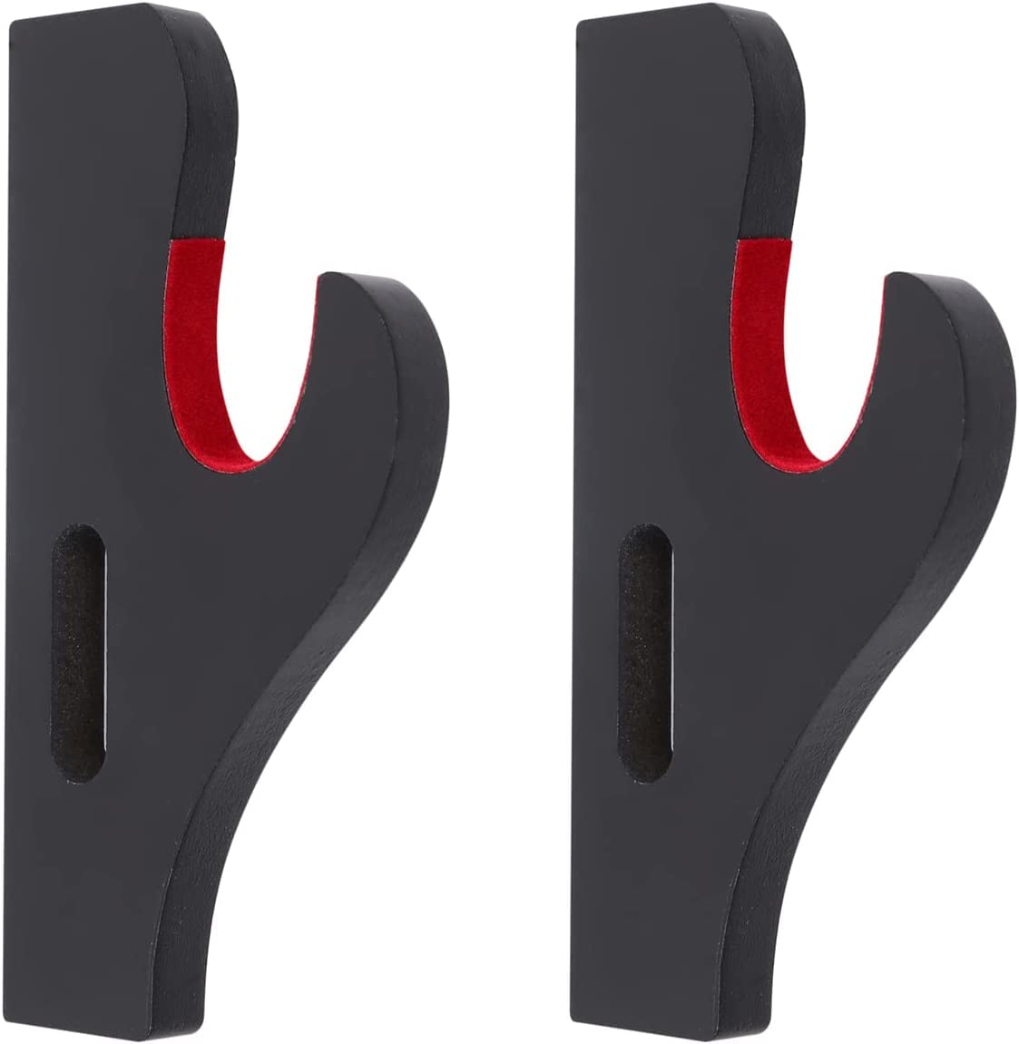 Z-fiber Katana Sword Holder Wall Mount 1 Pair Velvet Padded Adjustable Hook Stand Samurai Sword Hanger Lightsaber Demon Slayer Weapon Stand Supports All Swords