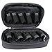 Essential Oil Carrying Case Holds 10 Bottles For Travel Home Stock Office Girls Perfects For Makeup Bags Beauty Bags With Mesh Pockt Protect - Size 5ML, 10ML, 15ML Multiple Colors 2-inch high (Black)