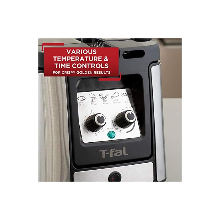TFal Deep Fryer, Friteuse, Odorless Deep Fryer, Reduced Smoke and