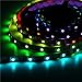 SZMiNiLED LED Pixel Strip 160ics 160leds Ws2801 Dc5v RGB LED Strip 5050 Black PCB Non-waterproof Individually Addressable Digital Strip 16.4ft/5m
