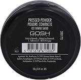 Gosh Pressed Powder 03 Warm Sand Face Makeup Setting Matte Finish view 4