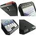3C-Aone Galaxy S4 Case,Gorilla Glass Luxury Aluminum Alloy Protective Metal Extreme Shockproof Military Bumper Heavy Duty Cover Shell Case Skin Protector for Samsung Galaxy S4 i9500 (Black)