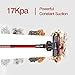 Vacuum Cleaner, Super Suction Pet Hair Eraser, 4 in 1 Bagless Upright Corded Stick Vacuum,Easy Empty Dirt Bin,Noise Free, Lightweight& Versatile Handheld Vacuum with LED Multiple Brush