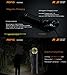 Rofis R3 CREE XM-L2 LED 1250 Lumens Magnetic USB Rechargeable Adjustable-head Flashlight Compact Lightweight Headlamp 18650 Flashlight,with 18650 Battery,Charging Cable and Headband(Cool White(6500 K)