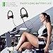 NEXGADGET Bluetooth Headphones, V4.1 Wireless In Ear Earbuds with Mic, IPX5 Waterproof Earphones, Stereo Noise Cancelling Sport Headset (8-Hours Playtime & Secure Ear Hooks)