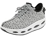 DADAWEN Women's Girl's Casual Lace-Up Toning Sneakers Running Shoes