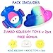 PallyTot Galaxy Squishies Jumbo Pack Cloud and Plane; Prime Slow Rising Scented Kawaii Giant Squishy Toys Set Included