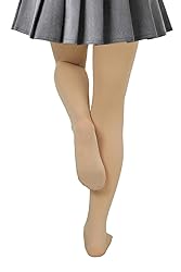 Lotsduoler Ballet Tan Tights for Girls Dance Ultra