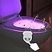 AILUZE Toilet Night Light, Motion Activated LED Light, 8 Colors Changing Toilet UV Bowl Night Light for Bathroom