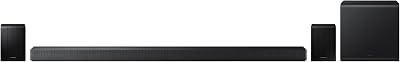 Soundbar HW-QS750F/ZF Serie QS, 10 Speaker, Wireless, Convertible, Dolby 5.1ch, Audio a 5.1.3 Canali, DTS Virtual:X, Surround Sound Expansion, Q-Simphony,Titan Black, 2025