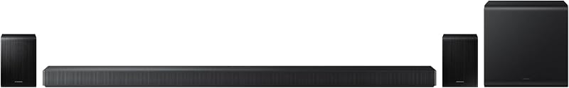 Soundbar HW-QS750F/ZF Serie QS, 10 Speaker, Wireless, Convertible, Dolby 5.1ch, Audio a 5.1.3 Canali, DTS Virtual:X, Surround Sound Expansion, Q-Simphony,Titan Black, 2025