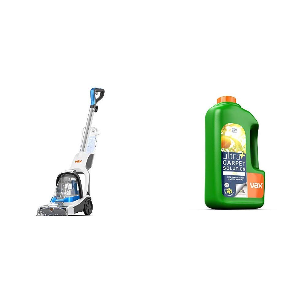 Vax Compact Power Carpet Cleaner with New Ultra+ Pet Carpet Cleaning Solution 1.5 Litre