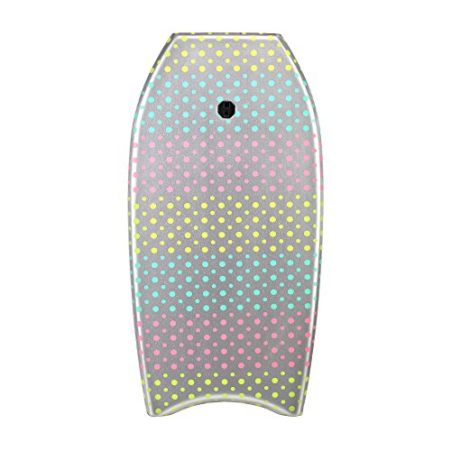 Random 37 inch and 41 inch High Performance Bodyboards Lightweight with EPS core(Rainbow and color dots two colors Available) (color dots, 37) - Thumbnail 2
