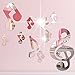 Himerus Modern Acrylic Mirror Music Note Home Decoration DIY Art Sticker Wall Decals for Bedroom Living Room