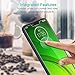 [3 Pack] LK Screen Protector for Motorola Moto G7 Power, [New Verison] [Frame-Installation] Tempered-Glass 9H Hardness, Anti Scratch
