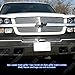 APS Compatible with Chevy Silverado 1500 HD 2003-2005 & 03-04 2500 2500HD 3500 & 02-06 Avalanche Main Upper Top Bumper Stainless Steel SS Chrome Billet Front Grill Grille Insert Combo C67675A
