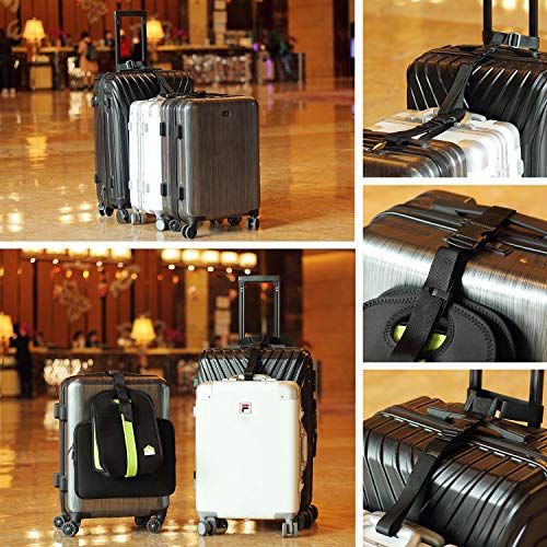 Vigorport Luggage Connector, Straps for Suitcase, Add A Bag Adjustable Attachment Accessories 1.