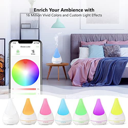 VOCOlinc Smart Diffusers for Essential Oils Large Room, 300ml
